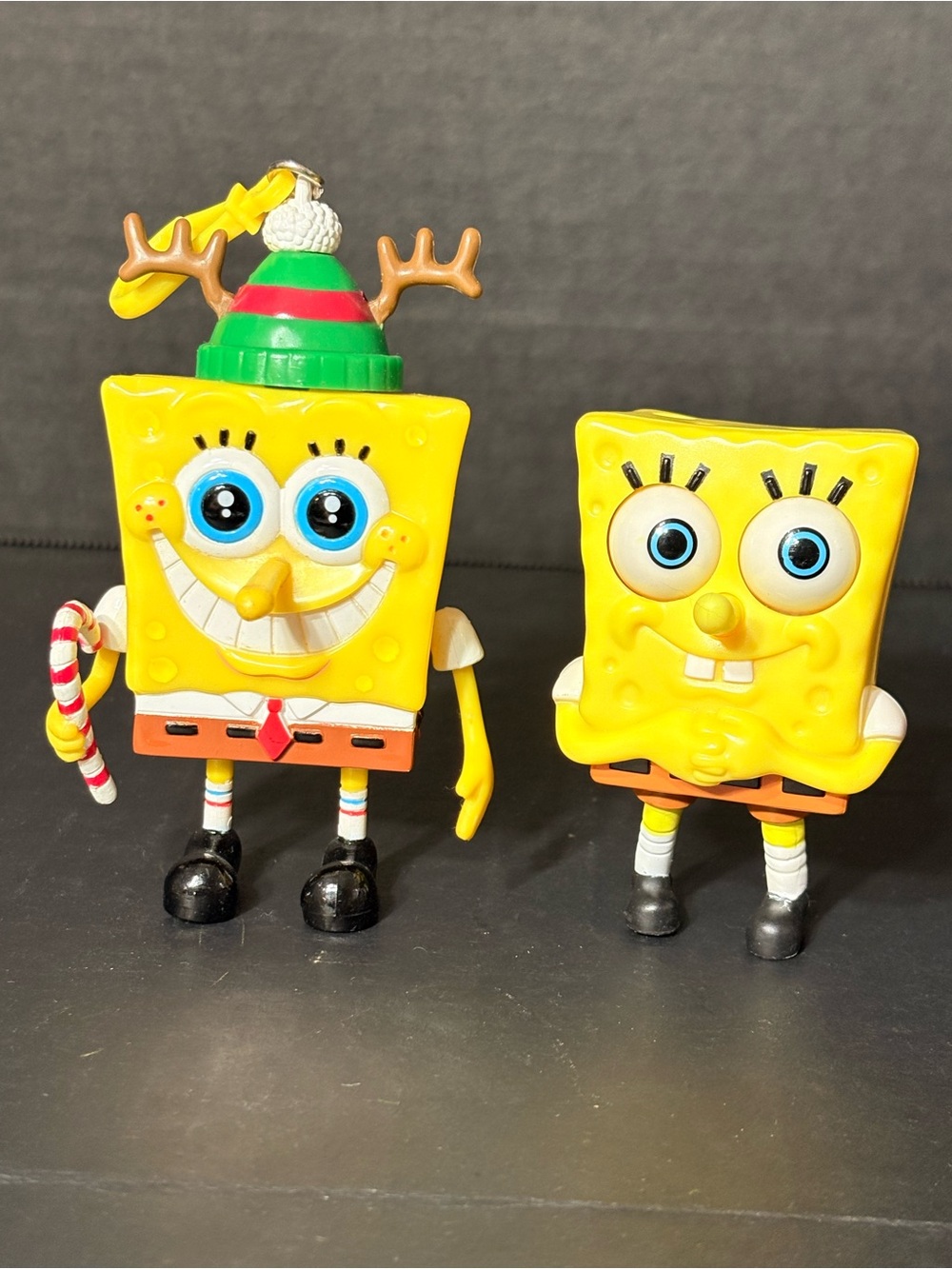 Vintage SpongeBob SquarePants Lot 2004 Burger King Changing Eyes Christmas